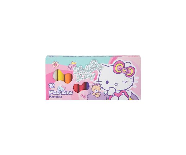 Plastelína 12 barev Hello Kitty